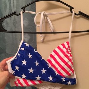 American Flag Victoria secret PINK swim top